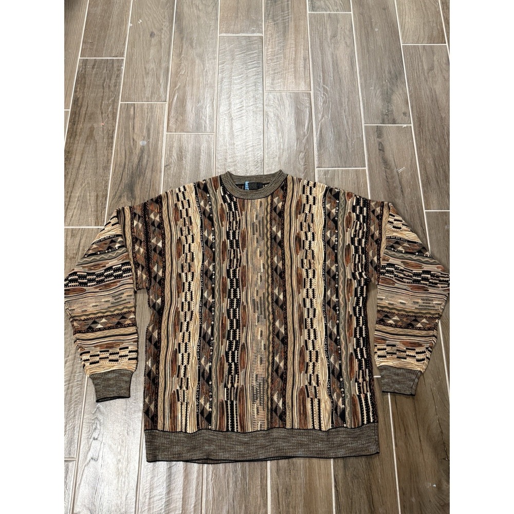 Vintage Protege Coogi Style Sweater Size Men's XXL